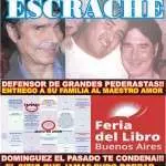 Claudio Maria Dominguez Borra de sus Libros al "Maestro Amor" 5 ESCRACHE A CLAUDIO DOMINGUEZ