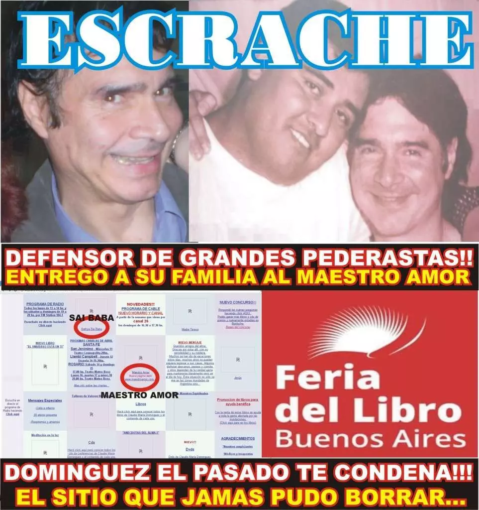 Como se armo "El Operativo Retorno" del "Sai Chanta" Claudio María Dominguez 8 ESCRACHE-A-CLAUDIO-DOMINGUEZ
