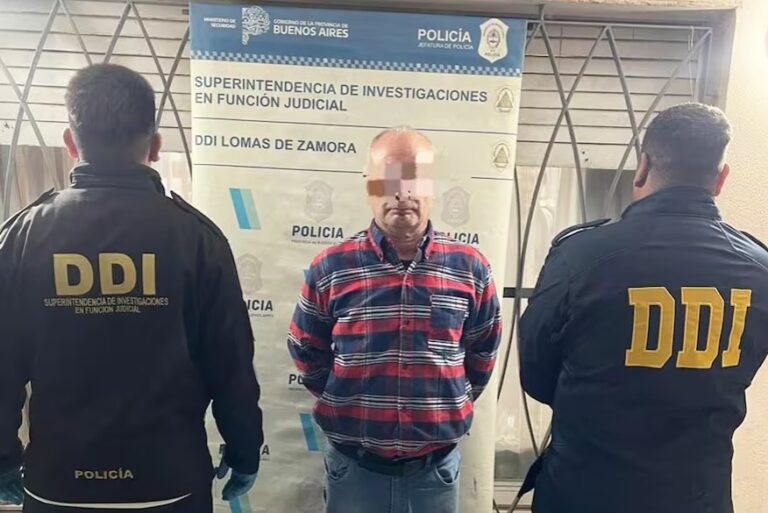 El sospechoso fue detenido por la policía bonaerense
