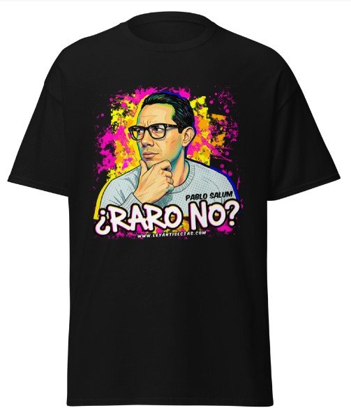 🤔 Pack Camiseta "PABLO SALUM: ¿RARO NO?" | LeyAntiSectas - El Poder de Cuestionar