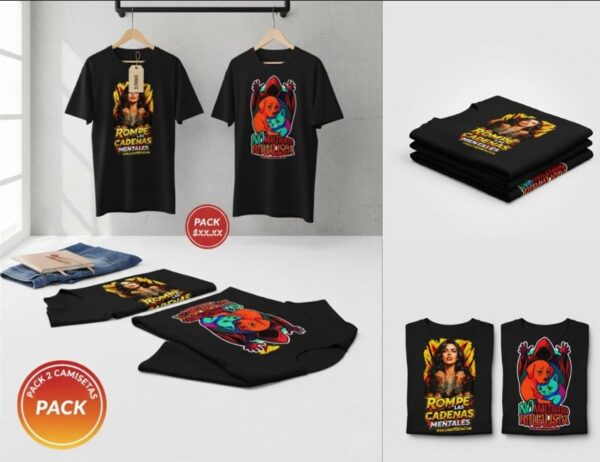 💥 ¡NUEVO PACK CAMISETAS DOBLE: DUPLICA TU MENSAJE, NO TU ENVÍO! 💥