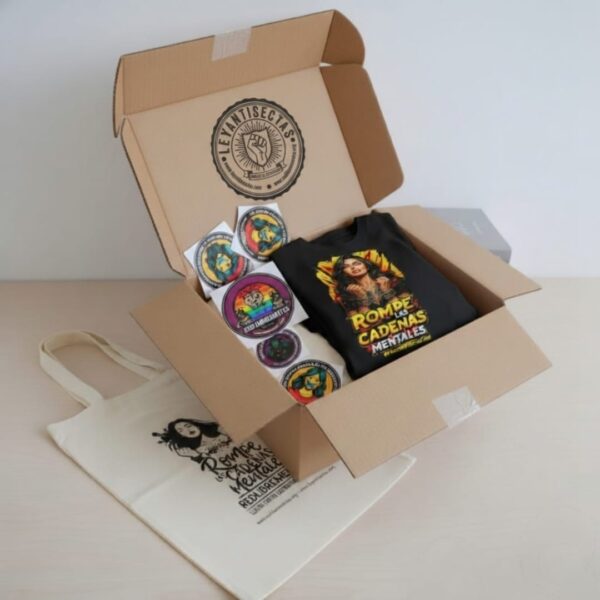 Pack Camiseta "AMOR sin CADENAS" | LeyAntiSectas - Imagen 6