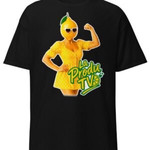 Carrito 3 🍋 Camiseta "La Produ TV" | Fuerte y Cítrica | Estilo Pin-Up Limón y Empoderamiento