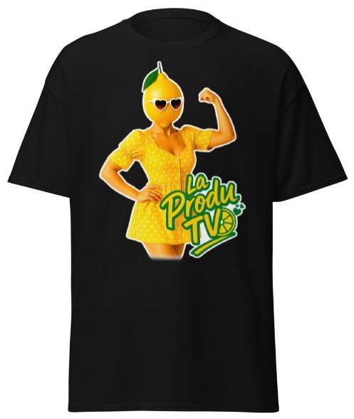 🍋 Camiseta "La Produ TV" | Fuerte y Cítrica | Estilo Pin-Up Limón y Empoderamiento